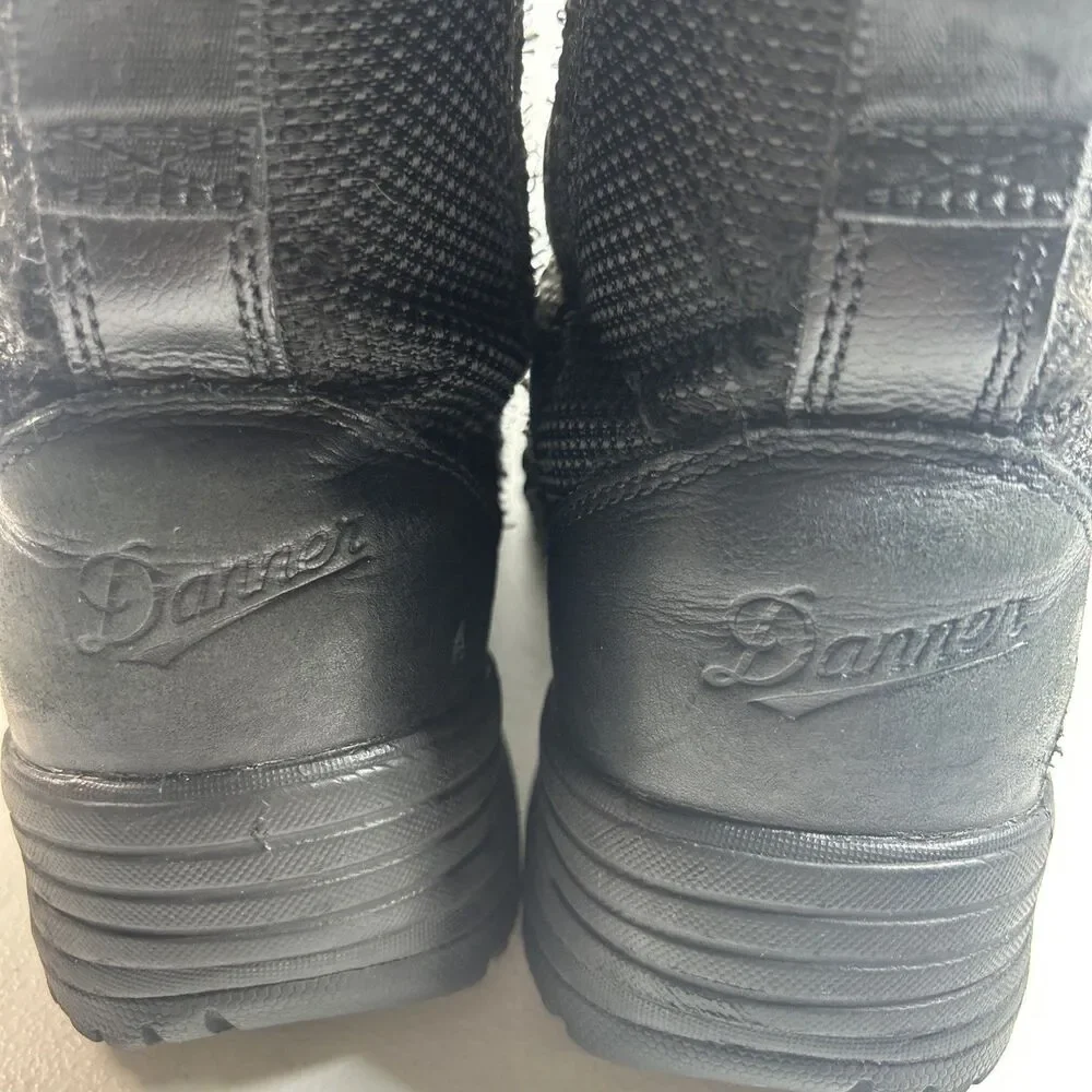 Danner Scorch Mens Boots Sz 9 D Black 8” Combat Breathable Tactical Side Zip